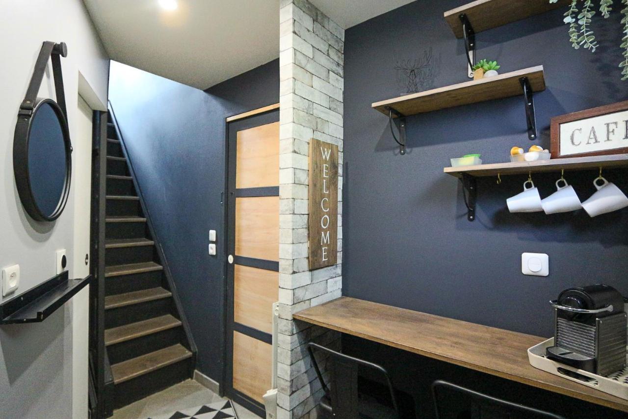 Chambre indépendante en duplex avec coin cuisine Breux-Jouy Esterno foto